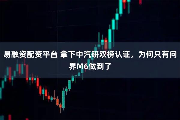 易融资配资平台 拿下中汽研双榜认证，为何只有问界M6做到了